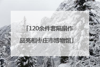 120余件套隔扇作品亮相枣庄市博物馆