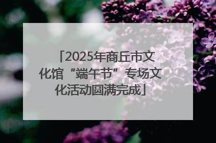 2025年商丘市文化馆“端午节”专场文化活动圆满完成
