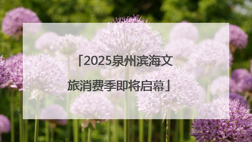 2025泉州滨海文旅消费季即将启幕